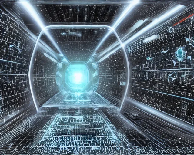 Image similar to complex cybernetic beings, cybermagnetosphere, cybernetic civilizations, large arrays, data holograms, 8 k, cinematic light shadows, wet hdr refractions, *, * * *, * * * * *