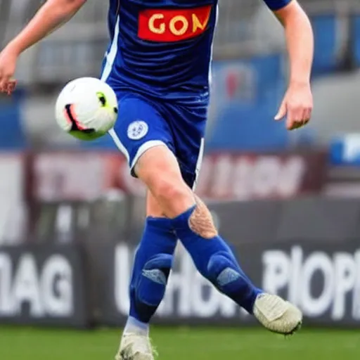 Image similar to Harry Maguire as a Brighton soccer player