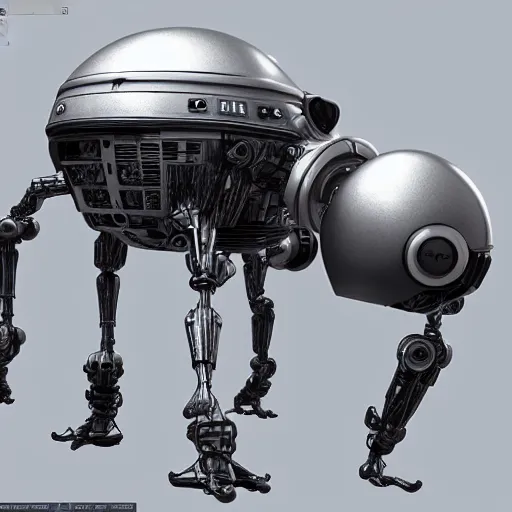 Image similar to high detailed realistic droid's fancy design - blender - unreal engine 5 - 8K with ray tracing