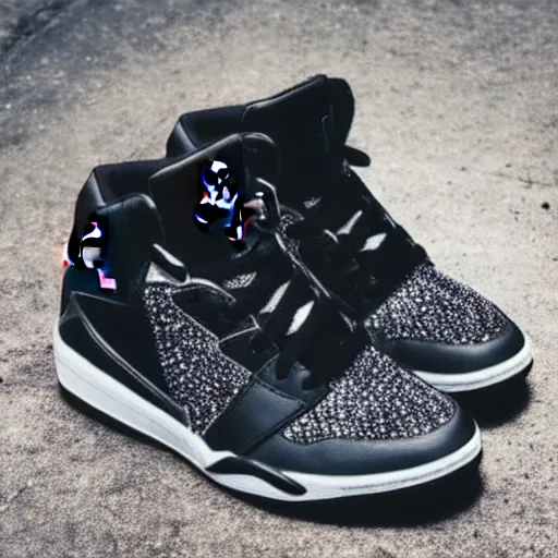 Image similar to jordan sneakers based off diamonds