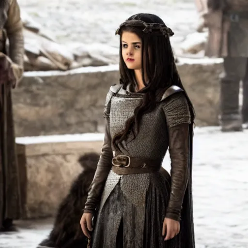 Image similar to still of selena gomez in game of thrones