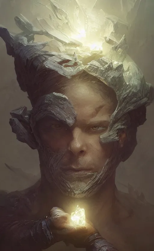 Prompt: small crystal with white pulsing light, front energy game card, drark, marvel comics, dark, intricate, highly detailed, smooth, artstation, digital illustration by ruan jia and mandy jurgens and artgerm and wayne barlowe and greg rutkowski and zdislav beksinski