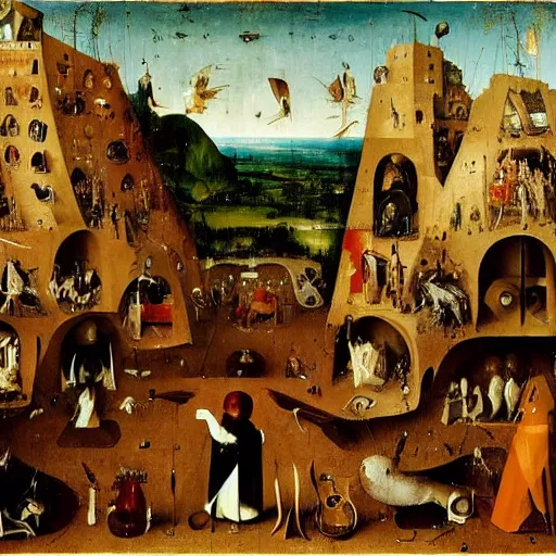 Image similar to joes strummer by hieronymus bosch