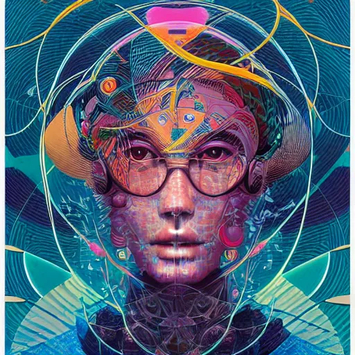 Image similar to portrait of godel's consistency of the axiom of choice, by tristan eaton, victo ngai, peter mohrbacher, artgerm,