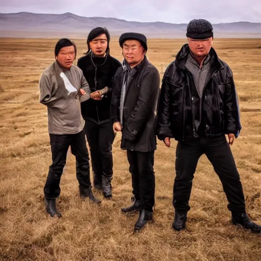 Image similar to Mongolian rock band