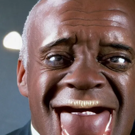 Image similar to ainsley harriot as the terminator