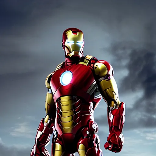 Image similar to John McAfee as IronMan, marvel studios