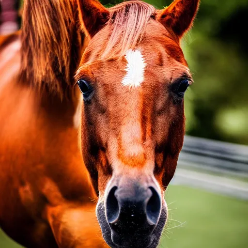 Image similar to a full shot of a horse