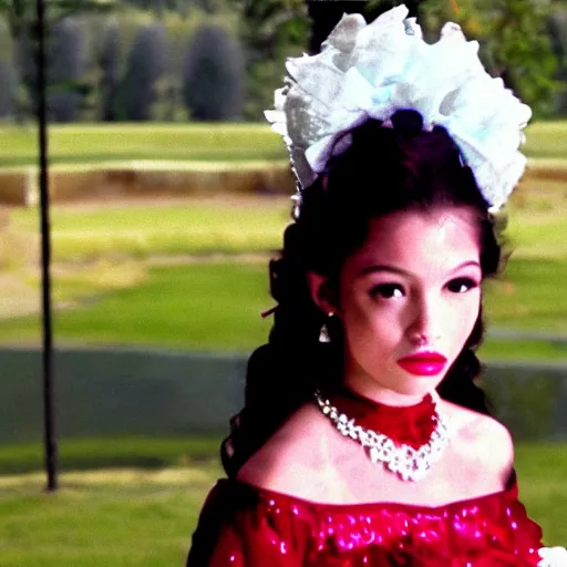 Image similar to Walter White at his quinceanera, cinematic shot, film still, wide shot