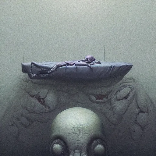 Image similar to government officials oversee an alien autopsy, beksinski, wayne barlowe, very coherent symmetrical artwork, cinematic, hyper realism, high detail, octane render, 8 k