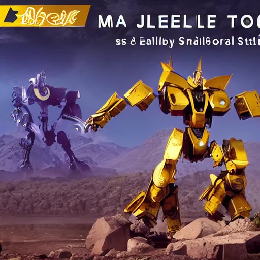 Image similar to DALL·E 2 versus Midjourney versus Stable Diffusion as giant robots