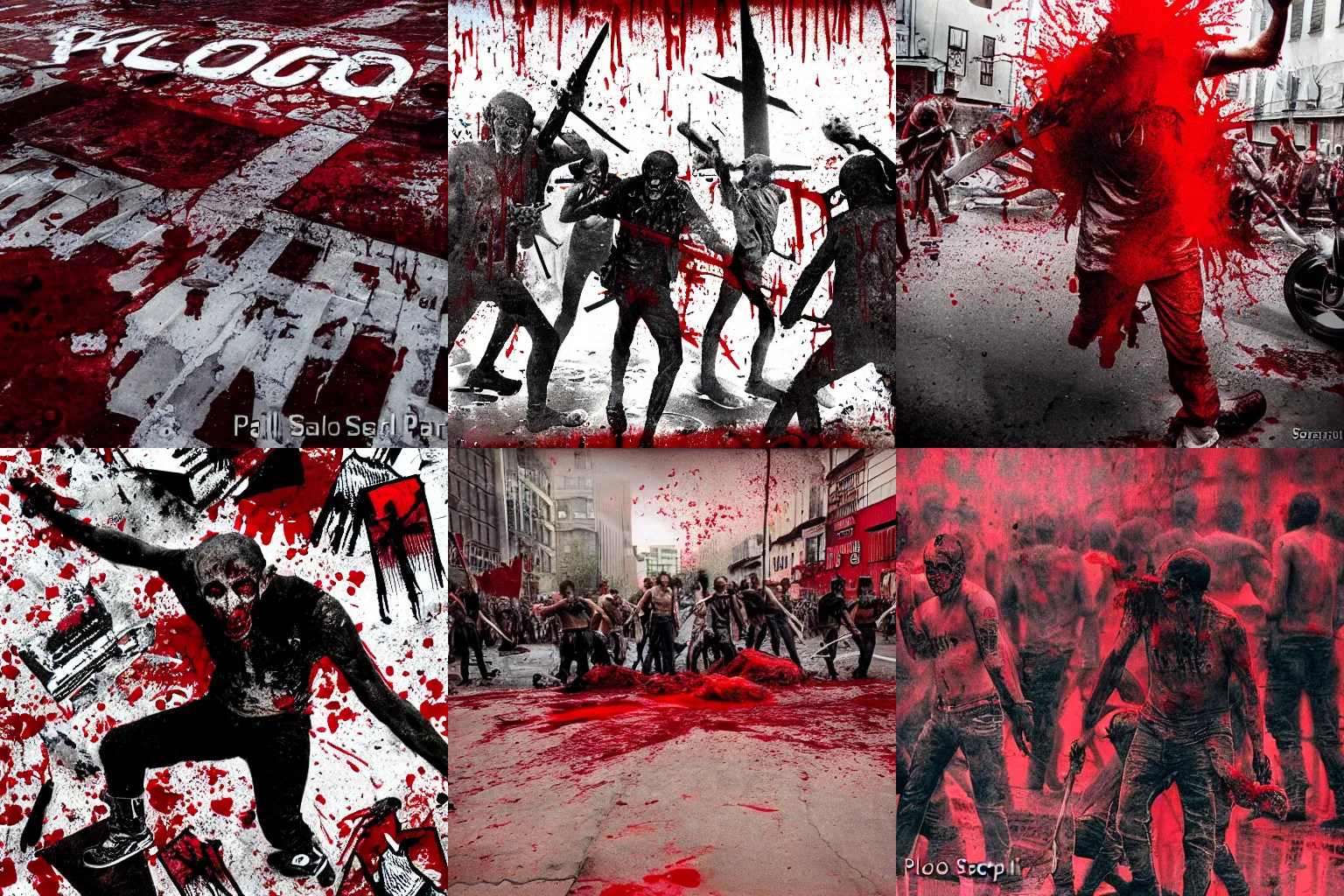 Prompt: blood flood and anarchy. by paolo serperi