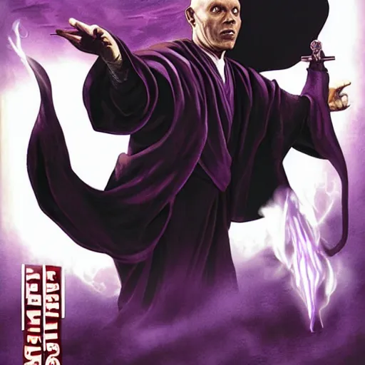 Image similar to lord voldemort as mace windu