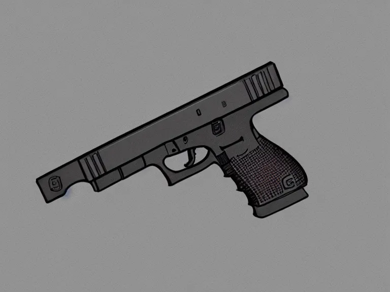 Image similar to glock 1 7, art by adrien roose, furaffinity, extremely detailed, digital painting, concept art, smooth, sharp focus, illustration, trending