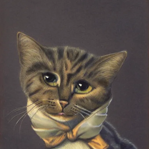 Image similar to caricature of a cat