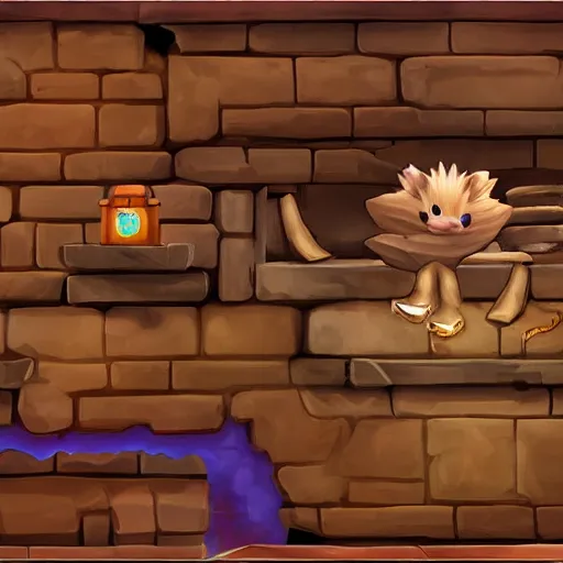 Image similar to hedgehog on a ship in seqa of thieves, game, epic