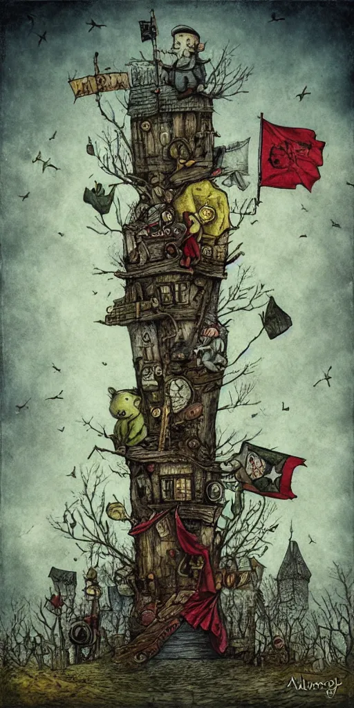 Prompt: veteran's day by alexander jansson