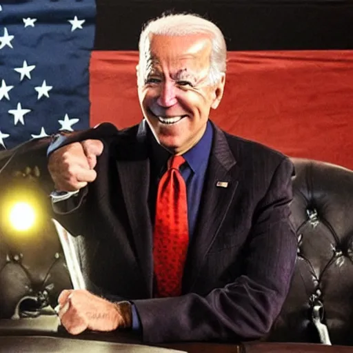 Image similar to joe biden in kung lao costume, mortal kombat