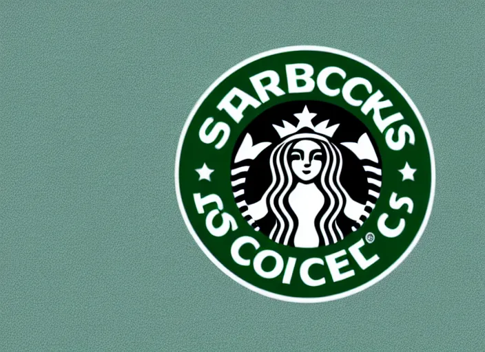 Image similar to starbuck logo disgusting dog