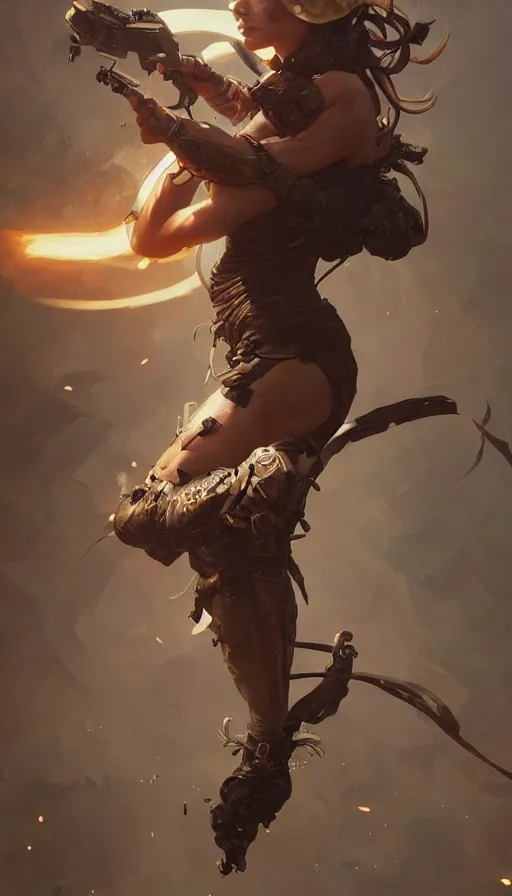 Prompt: sweaty, dynamic action pose, insane, intricate, highly detailed, digital painting, artstation, concept art, smooth, sharp focus, illustration, Unreal Engine 5, 8K, art by artgerm and greg rutkowski and alphonse mucha
