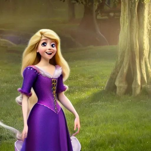 prompthunt: Jennette McCurdy as Rapunzel in disney tangled live action, 8k  full HD photo, cinematic lighting, anatomically correct, oscar award  winning, action filled, correct eye placement