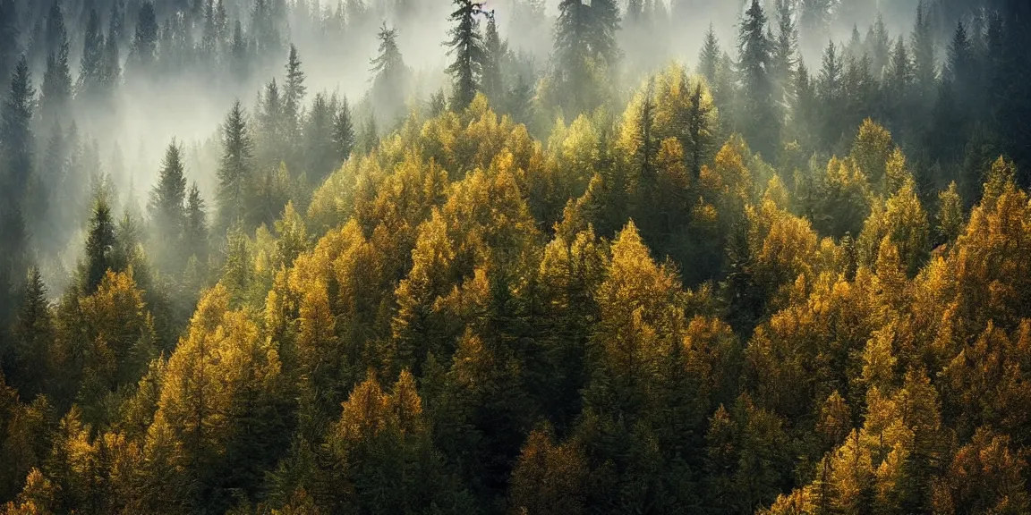 Image similar to Alpine forest in Austria, various firs shooting up from the rocky landscape. Many wildflowers, bright, somewhat foggy. Afternoon glow. Trending on Artstation, deviantart, worth1000. By Greg Rutkowski. National Geographic and iNaturalist HD photographs