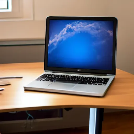 Prompt: photo of a computer on a desk ( 2 0 0 0 ). realistic, highly - detailed, award - winning, sharp focus