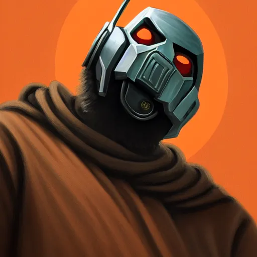 Image similar to portrait of mf doom, highly detailed, digital painting, artstation, concept art, smooth, sharp focus, illustration, by bartek fedyczak, erak note, tooth wu, neil richards, kan liu, siwoo kim, jisu choe