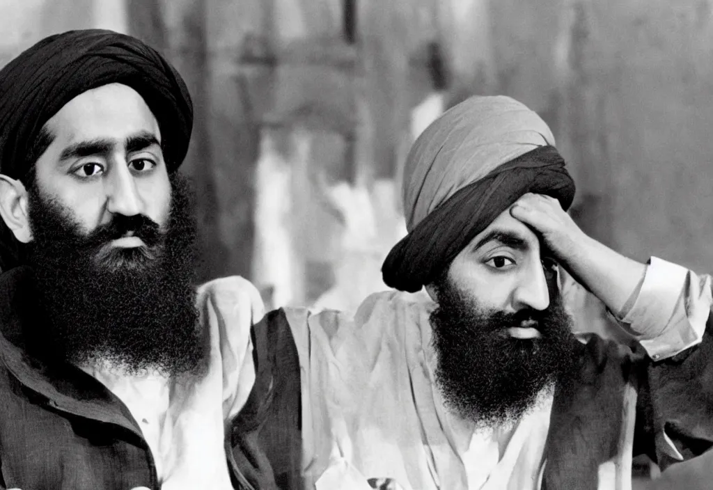 Prompt: osama bin laden in a 1 9 5 0 s noira film, detective