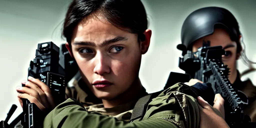 Image similar to vfx film, swat team squad crew, breach and clear, gang house, flat color profile low - key lighting award winning photography arri alexa cinematography, cinematic beautiful natural skin, famous face, atmospheric cool color - grade