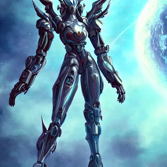 Image similar to giant stunning goddess shot, galactic sized beautiful hot anthropomorphic robot mecha female dragon, floating in space, larger than the planet, holding the earth in her arms, looming over earth, detailed sleek silver armor, epic proportions, epic scale, highly detailed digital art, sci fi, furry art, macro art, dragon art, goddess art, warframe fanart, destiny fanart, anthro, furry, giantess, macro, furaffinity, deviantart, 8k 3D realism