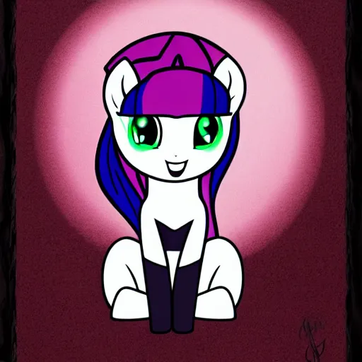 Image similar to goth witch, my little pony
