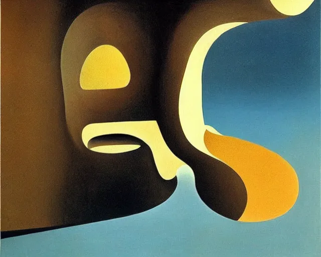 Prompt: Warped Perspectives, a surrealism painting by Salvador Dali, minimalist, stunning, light and shadows, horror