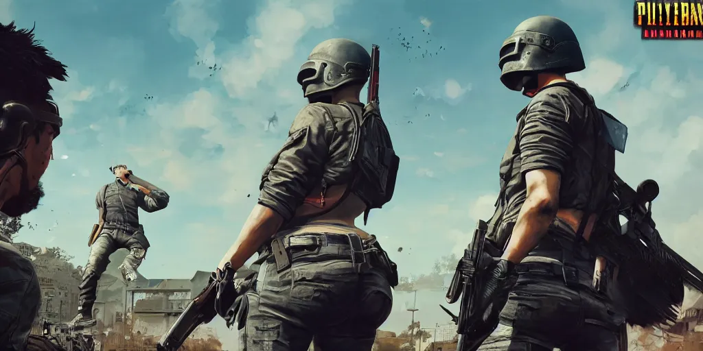 Prompt: pubg cinematic keyframe by yoji shinkawa, katayama bokuyo, agnes cecile, concept art, vibrant colors, 8 k