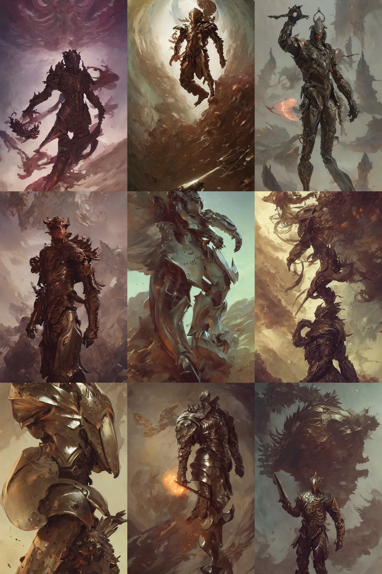 Prompt: male full body organic armor, fantasy, smooth, art by joseph leyendecker, peter mohrbacher, ruan jia, marc simonetti, ayami kojima, cedric peyravernay, victo ngai