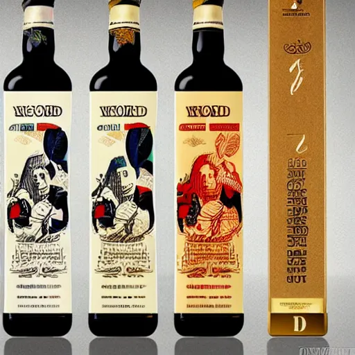 Image similar to liquor, packaging design, premium quality, limited edition, artist, bold, front label, trending, behance, packaging of the world