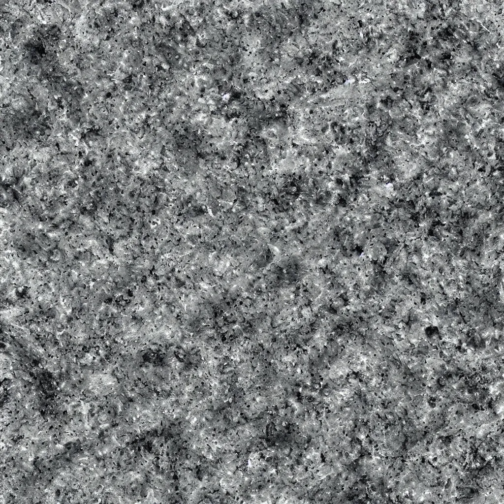 Image similar to a close up view of a granite surface, a computer rendering by jasper johns, polycount, postminimalism, polycount, vray, physically based rendering