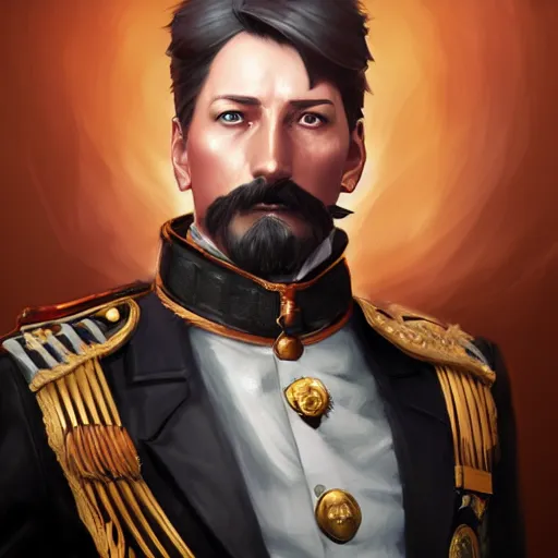 Prompt: portrait of Kaiser Wilhelm II, Character design by charlie bowater, ross tran, artgerm, and makoto shinkai, detailed, inked, western comic book art, 2021 award winning painting,digital art,ultra realistic,ultra detailed,art by greg rutkowski,photorealistic,hyperdetailed,detailed face,deviantart,artstation