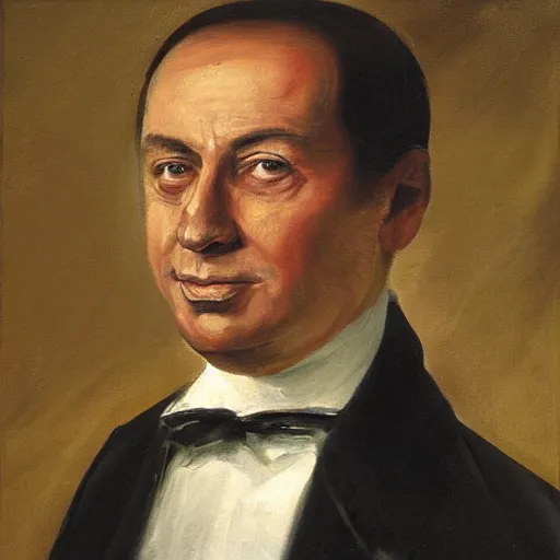 Image similar to a painting of silvio berlusconi by william turner