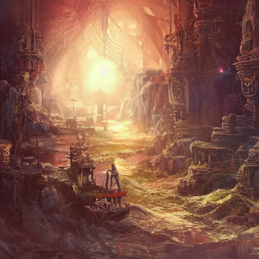 Image similar to Led Zeppelin, high resolution fantasy concept art, realistic, intricate details, soft lighting