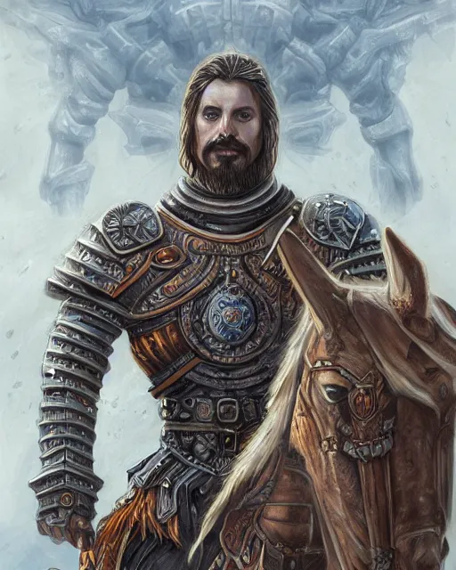 Prompt: ultrarealistic illustration of conquistador, symmetrical, by daniel zrom and evyn fong, detailed