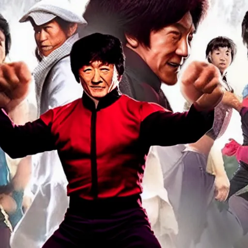 Prompt: Jackie Chan as Shang Chi