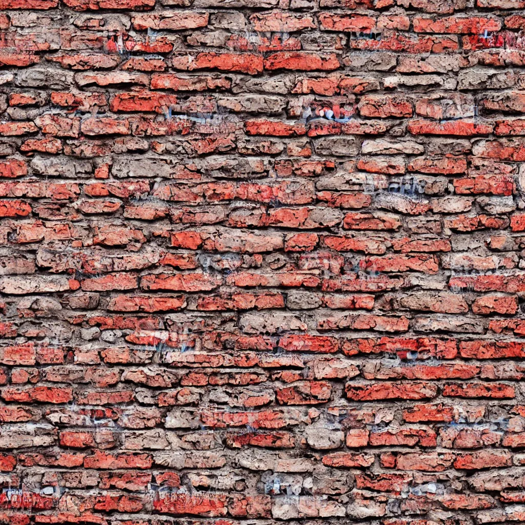 Image similar to old painted brick texture