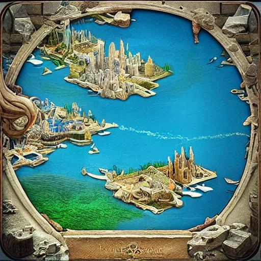 Image similar to a beautiful epic photo of the city of atlantis in its hay day, dslr, intricate detail, photo realistic, stunning