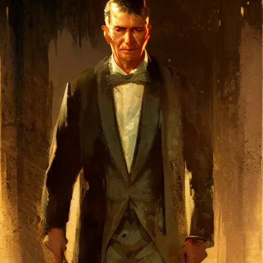 Image similar to a slender senator, ancient rome setting, character portrait by greg rutkowski, gaston bussiere, craig mullins