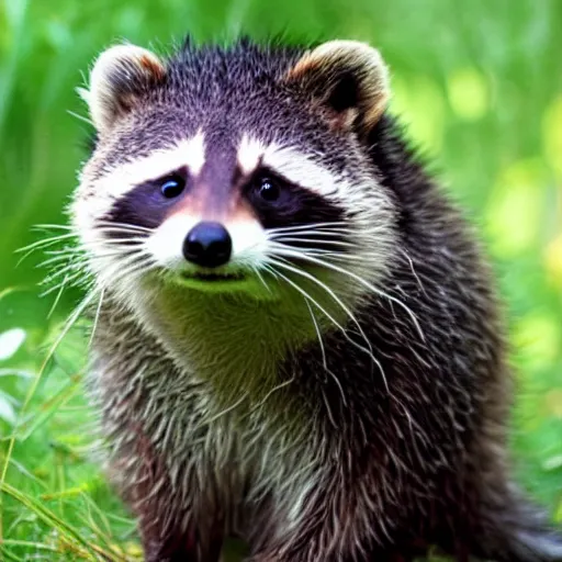 Image similar to a raccoon otter hybrid