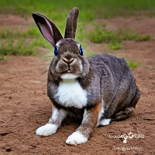 Image similar to a floppy - eared bunny - dog, wildlife photography