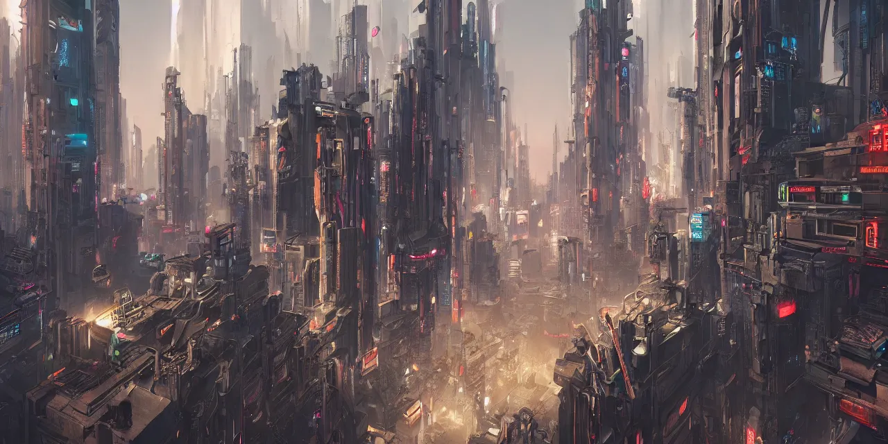 Image similar to several cyberpunk city design, by Greg Rutkowski, Feng Zhu and Kim Jung Gi, trending on Artstation, 8K, ultra wide angle, vivid color, light effect.