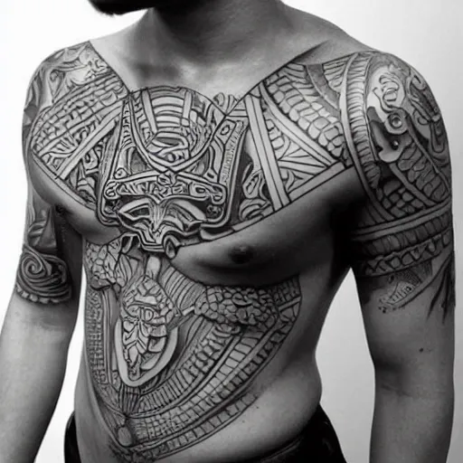 Japanese yakuza with tattoo on body.3d illustration Stock Photo | Adobe  Stock