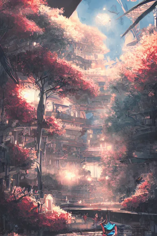 Image similar to digital painting, trending on pixiv, cyberworld, 2 0 0 0 s, retro, intricate scenery, y 2 k, unknown